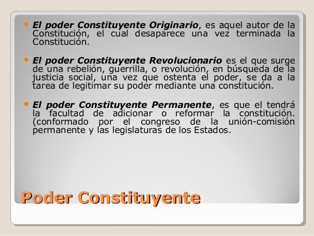Derecho Constitucional