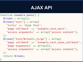 AJAX API
 