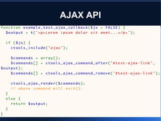AJAX API
 