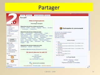 Partager L'@telier - 2008 