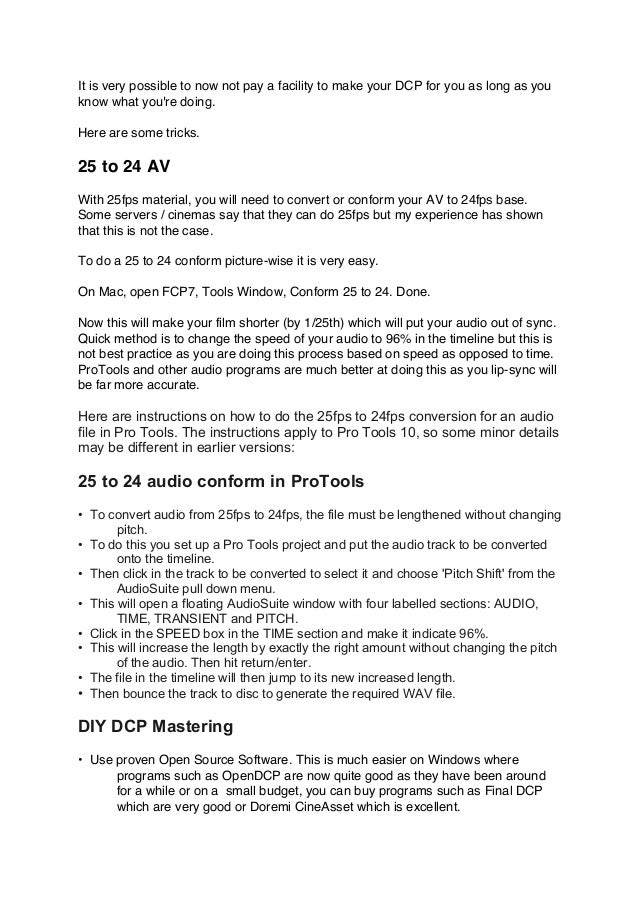 Opendcp download mac download