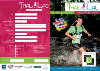 Tout sur le trail du Lac