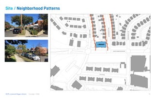 Consigli / HGADCPL Lamond Riggs Library
Site / Neighborhood Patterns
17
 