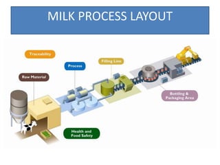 MILK PROCESS LAYOUT
 
