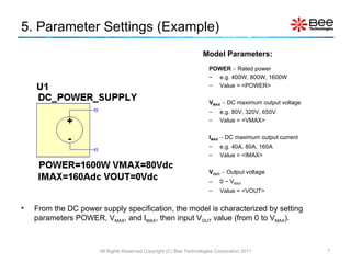 Simple model of DC Power Supply(LTspice)