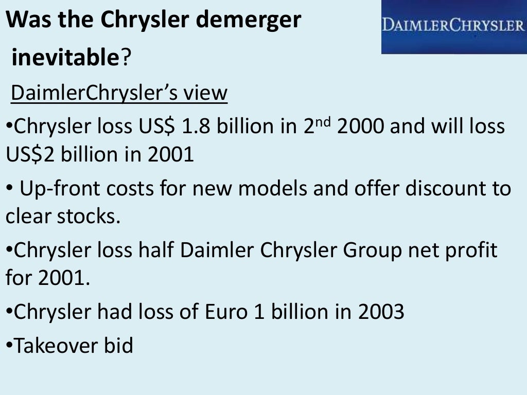 Daimler chrysler seeks a new image case study image