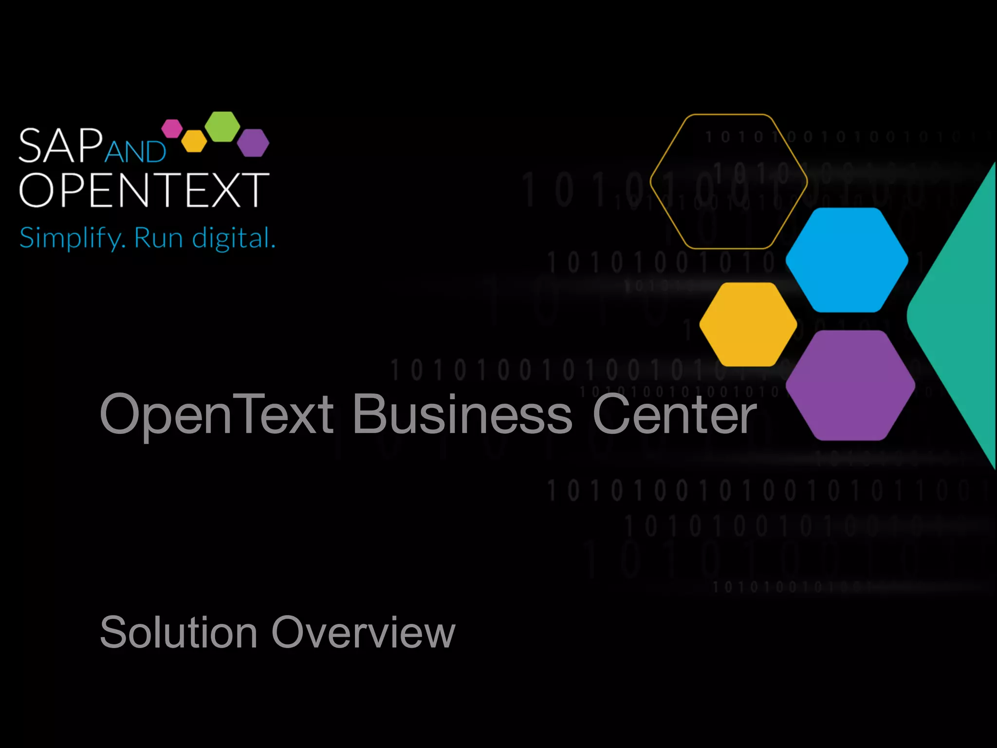 Digital Content
Processing /
Business Center by
OpenText
 