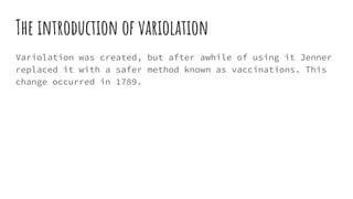 Vaccination History | PPTX