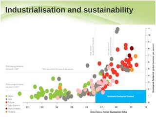 Industrialisation and sustainability
 