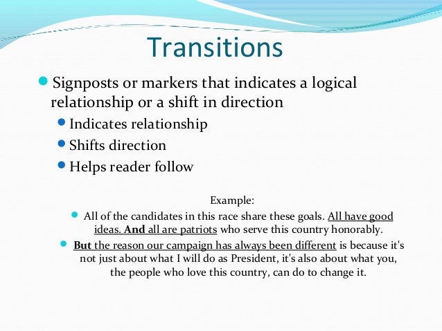 Transition Signpost Internal summary internal preview signpost transition - dikitalks