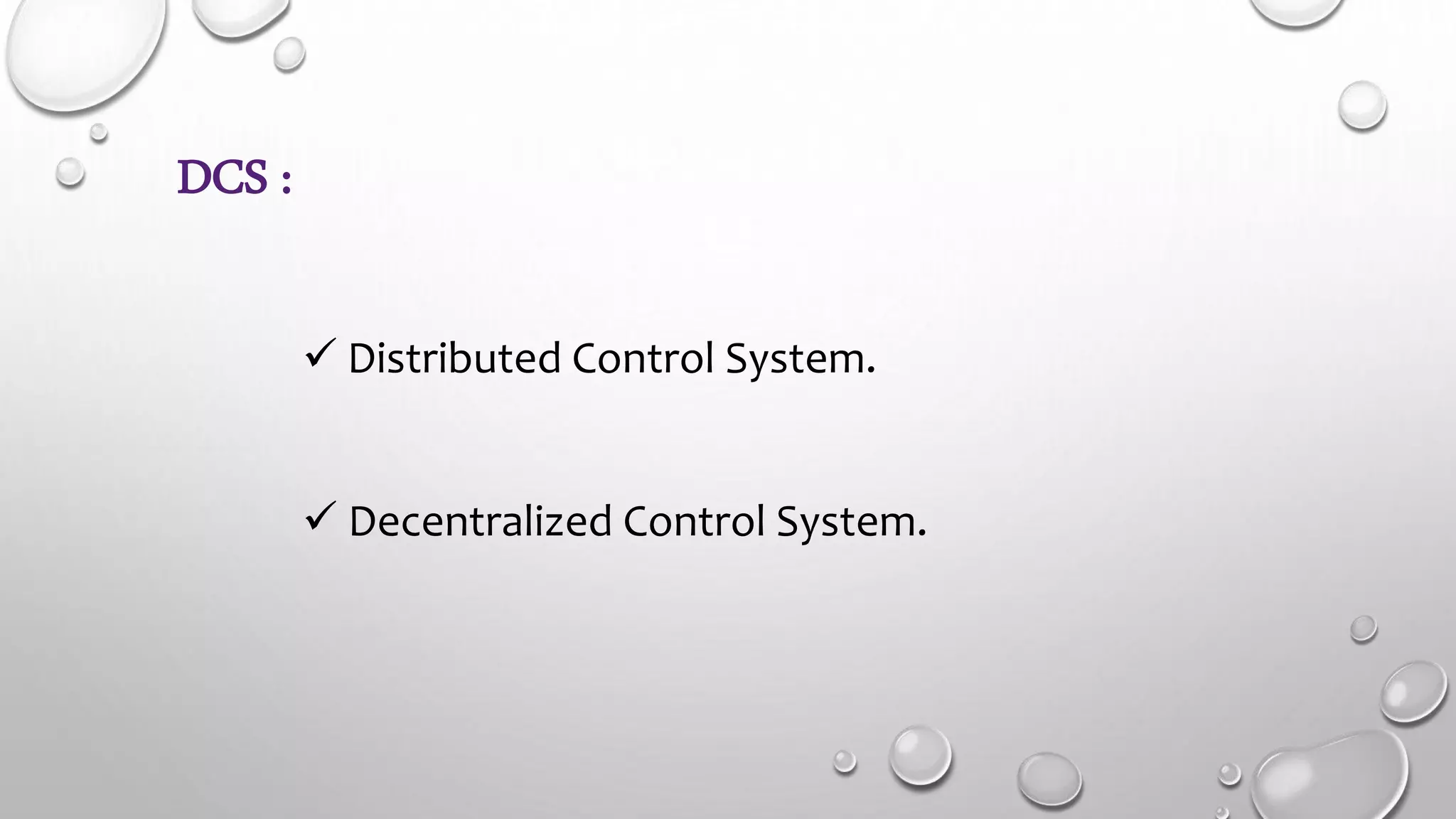 Dcs distributed control system ppt