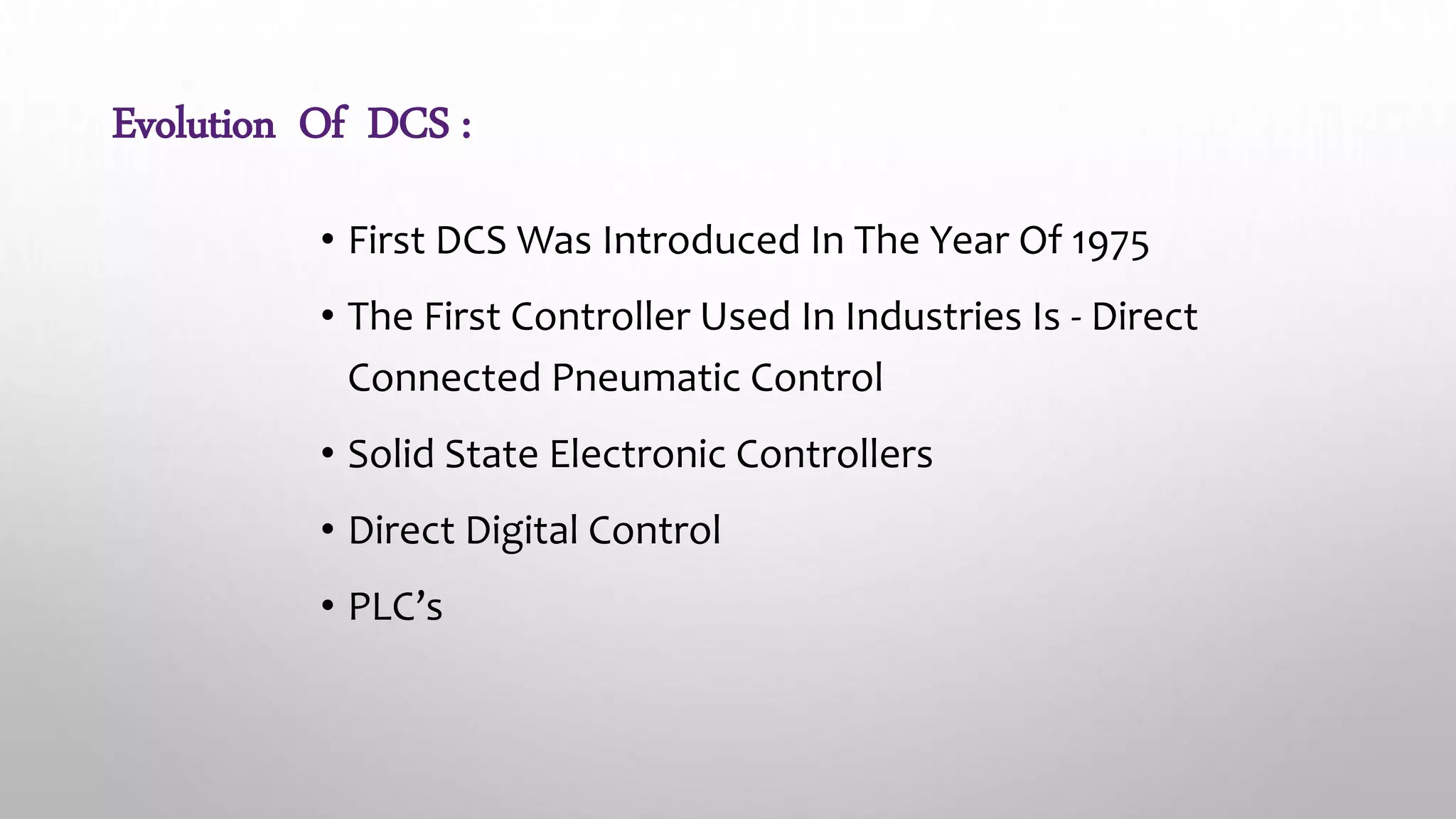 Dcs distributed control system ppt