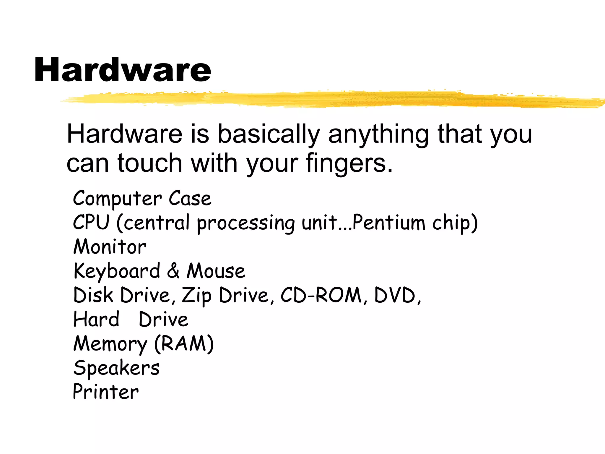 Computer basics | PPT