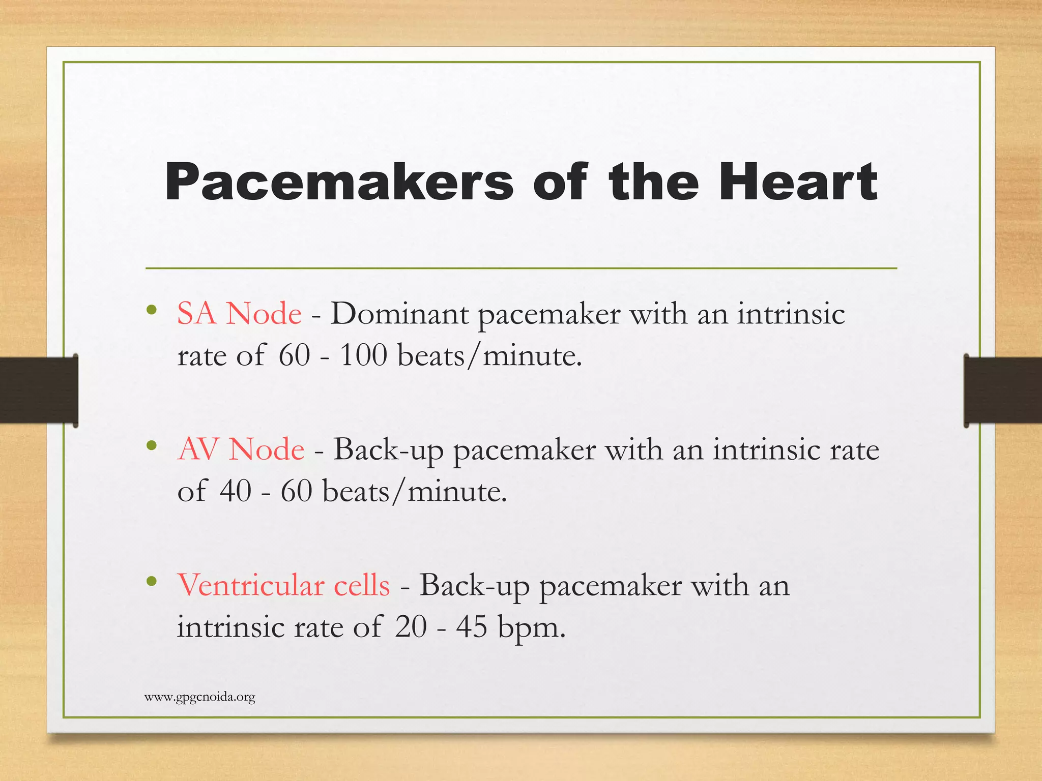 Electro Cardio Gram - Basics of ECG | PPT
