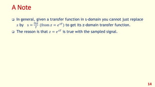 Dcs lec02 - z-transform | PDF | Physics | Science