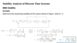Digital control system and stability analysis | PPTX