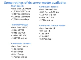 Applications:
DC servomotors finds its applications in various domain. Some
of them are given below:
For very high voltage...