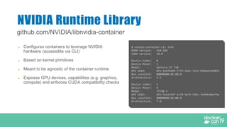 DCSF 19 Accelerating Docker Containers with NVIDIA GPUs | PDF