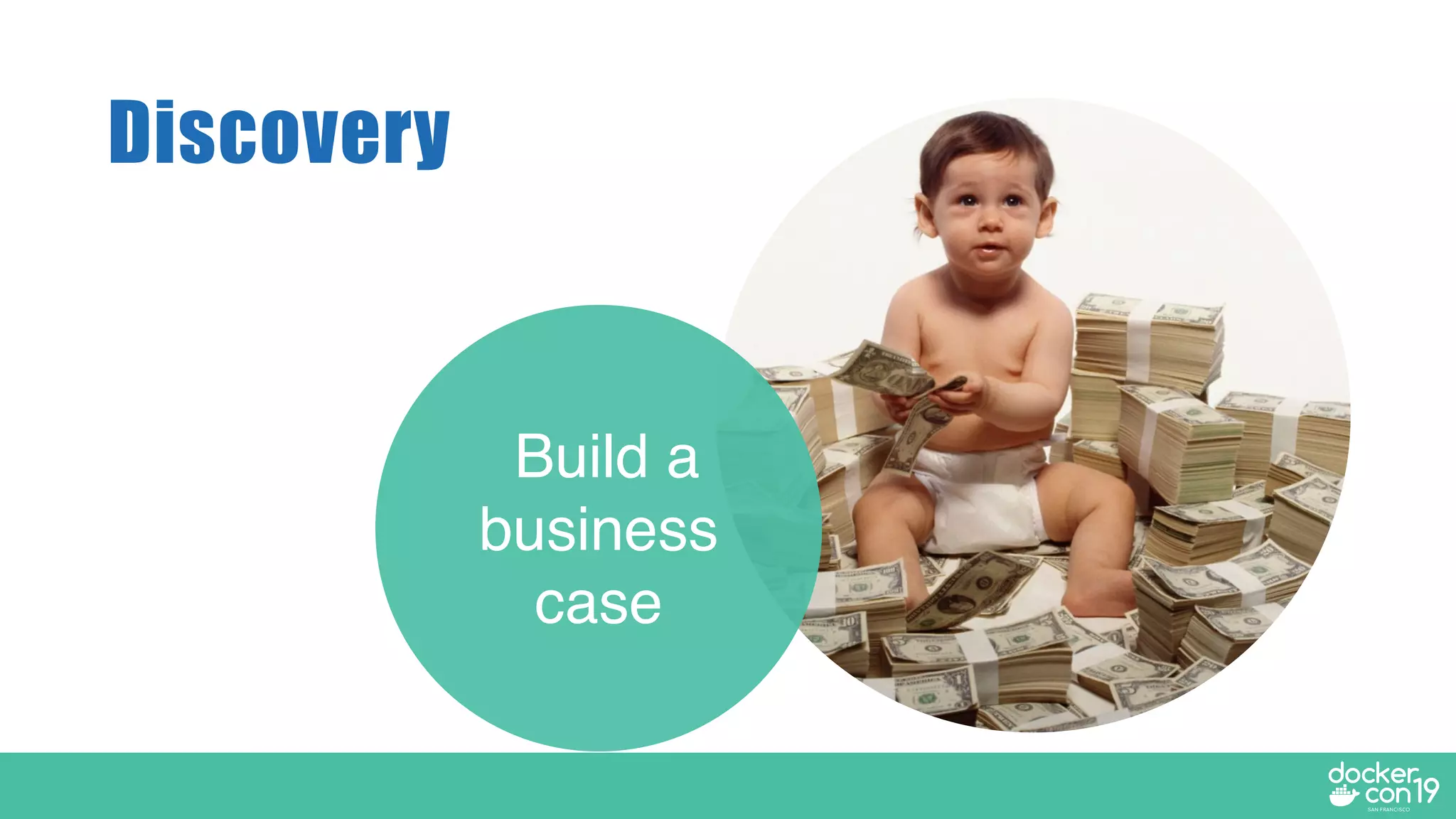 Discovery
Build a
business
case
 