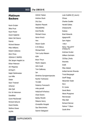 DCS [Fw 190 D-9]
180 SUPPLEMENTS
Platinum
Backers
Kevin Gruber
Ilkka Prusi
Ryan Power
David Vigilante
Adam Del Giacco
Patrick
Richard Boesen
Mike Williams
Robert Cattaneo
Alvin Pines
JOSHUA C SNIPES
Ole Jørgen Hegdal Lie
Ethan Peterson
Jim Magness
AirHog71
Ralph Mahlmeister
Les Hillis
Dieter
Sean Trestrail
Johanan
Atle Fjell
Eric W Halvorson
DavidRed
Grant MacDonald
Richard Ashurst
David Stubbs
Stefano Dosso
KLEPA
CAHUC Fabien
Andrew Gluck
Zinj Guo
Stephen Ptaszek
MACADEMIC
Ariel Morillo
Michael Vrieze
Aaron Kirsch
Hen
Shawn Godin
G W Aldous
Michael Brett
Tom Lucky Klassen
KDN
Brian Thrun
Martin Jaspers
John Guidi
Tom Galloway
Ian
Dimitrios Syrogiannopoulos
Ryohei Yoshizawa
TC1589
Federico Franceschi
mike parsell
HolyGrail FxFactory
Chad Owens
Bobby Moretti
Melanie Henry
Christoffer Ringdal
Ilya Shevchenko
Soeren Dalsgaard
Luke Scalfati (tf_neuro)
Chivas
Charles Ouellet
Harald Güttes
Chekanschik
Kodoss
Brad Edwards
dgagnon99
Sam Higton
=tito=
Rémy "Skuz974"
STIEGLITZ
Andreas Gruber
William Denholm
322Sqn_Dusty
theoretic
AndK
Mike Abbott
Aníbal Hernán Miranda
Trond Bergsagel
Geoff Stagg
Alexander Osaki
Nirvi
M. Carter
David Block
Alexis Musgrave
Necroscope
Mike Bell
Richard Skinner
Palmer T Olson
Caulis Brier
 