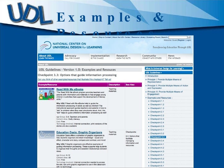 UDL Presentation by CAST