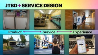 Product Service Experience
JTBD+SERVICEDESIGN
 