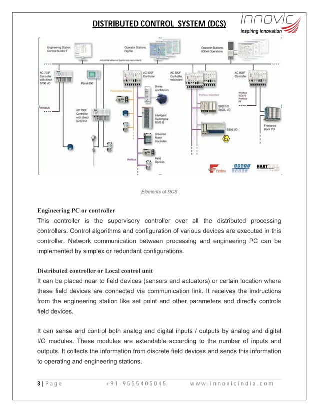 Distributed Control System (DCS) Notes | PDF