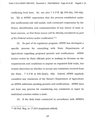 Case 1:14-cv-00267-JMS-KSC Document 1 Filed 06/09/14 Page 24 of 49 PageID #: 24
 