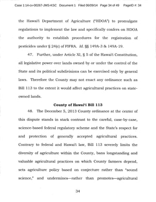 Case 1:14-cv-00267-JMS-KSC Document 1 Filed 06/09/14 Page 34 of 49 PageID #: 34
 
