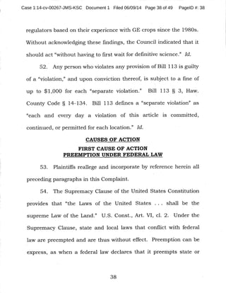 Case 1:14-cv-00267-JMS-KSC Document 1 Filed 06/09/14 Page 38 of 49 PageID #: 38
 