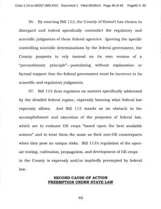 Case 1:14-cv-00267-JMS-KSC Document 1 Filed 06/09/14 Page 40 of 49 PageID #: 40
 