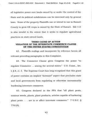 Case 1:14-cv-00267-JMS-KSC Document 1 Filed 06/09/14 Page 43 of 49 PageID #: 43
 