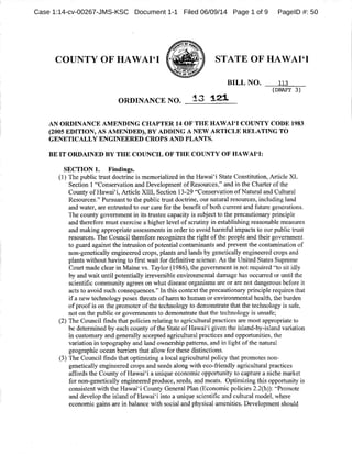 Case 1:14-cv-00267-JMS-KSC Document 1-1 Filed 06/09/14 Page 1 of 9 PageID #: 50
EXHIBIT "1"
 