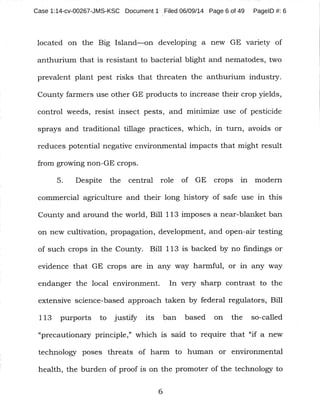 Case 1:14-cv-00267-JMS-KSC Document 1 Filed 06/09/14 Page 6 of 49 PageID #: 6
 