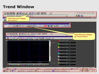 Trend Window

 Select this icon to display
 the Tool box




                               Select this icon to display
                               the Trend Window
 