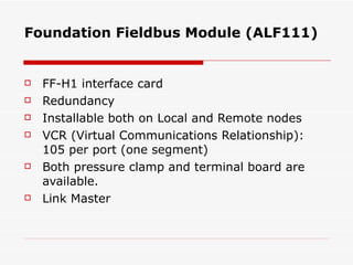 H1 Link Module Ff DCS PRESENTATION | PPT