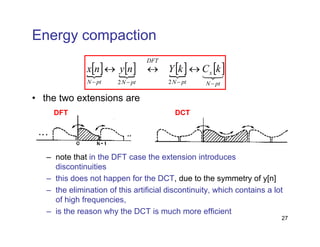 Discrete time cosine transform DCT Signal Processing | PDF