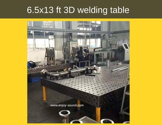 DCT 3D Welding table and fixture catalog | PDF