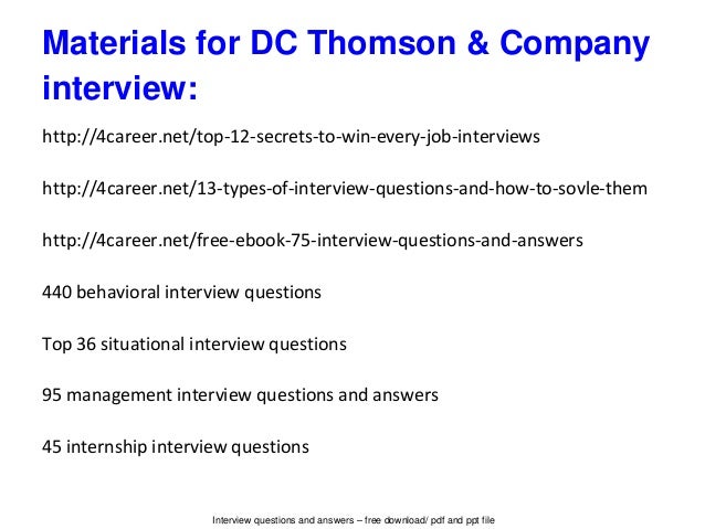 pa interview questions and answers
