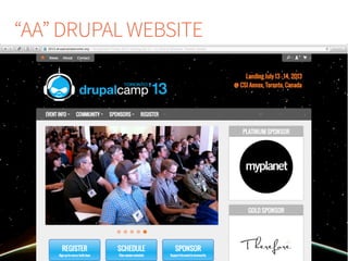 “AA” DRUPAL WEBSITE
 