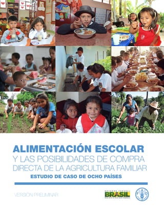 Alimentacion escolar estudio de caso en ocho países