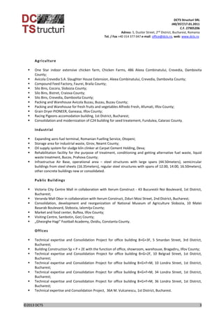 DCTS - Selection of projects | PDF | Civil Engineering Industry ...