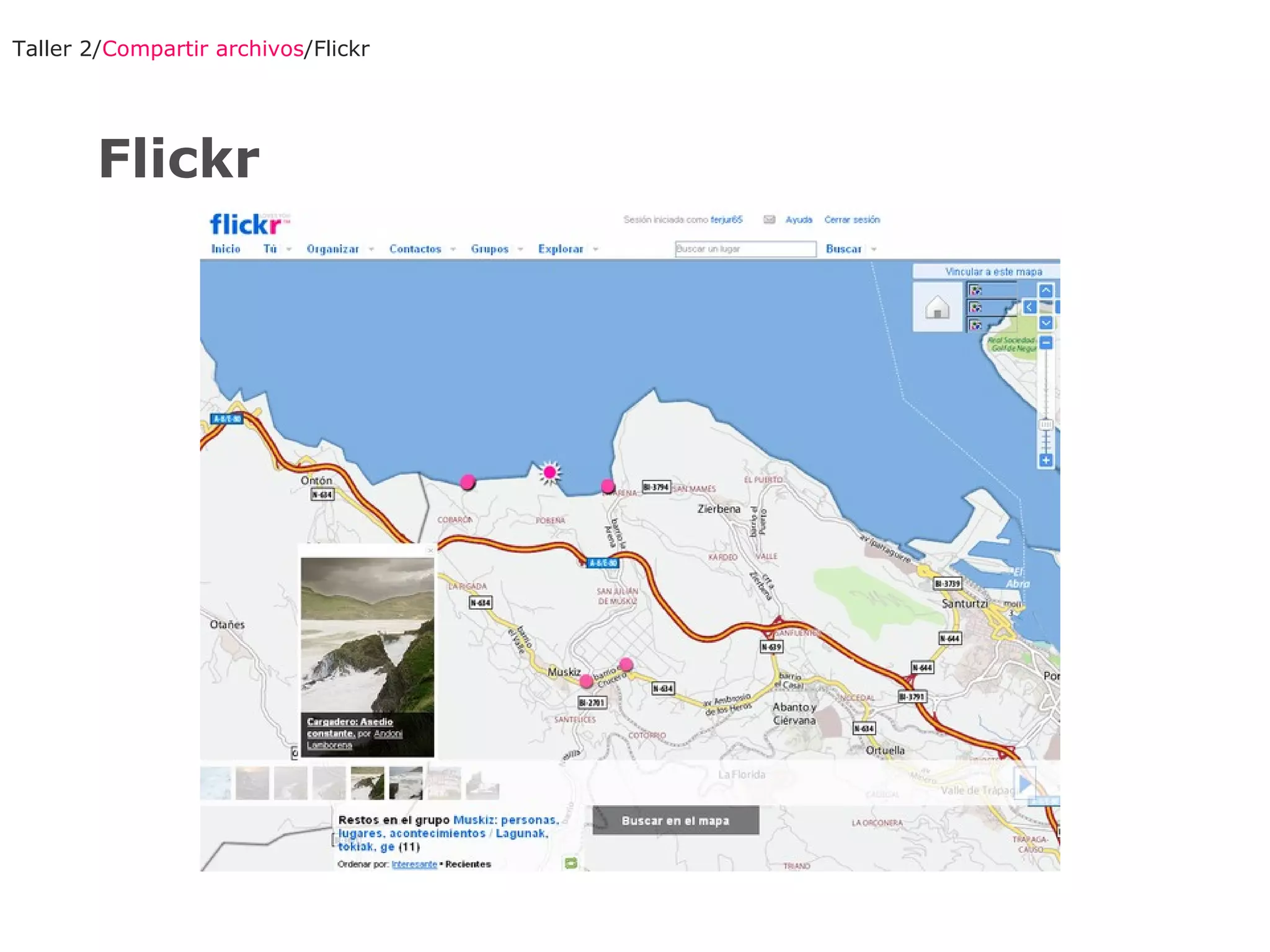 Taller 2/ Compartir archivos /Flickr Flickr 