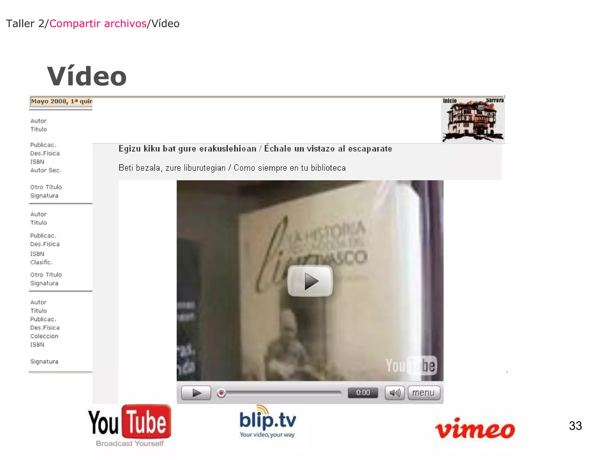 Vídeo Taller 2/ Compartir archivos /Vídeo 