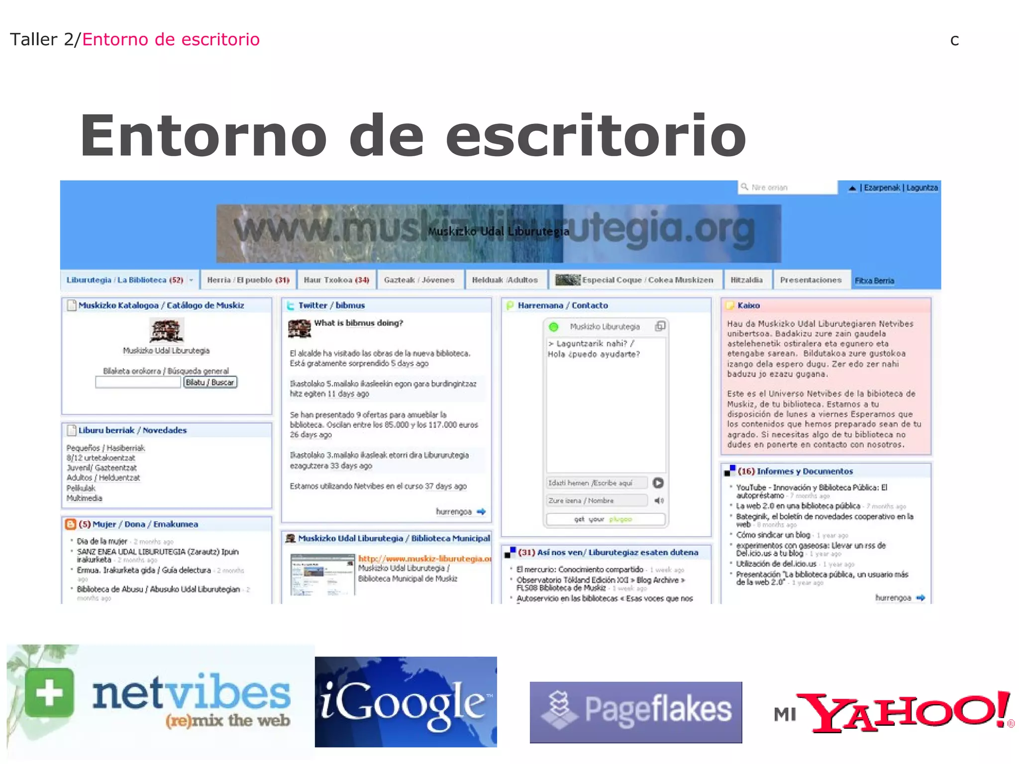 Entorno de escritorio Taller 2/ Entorno de escritorio c 