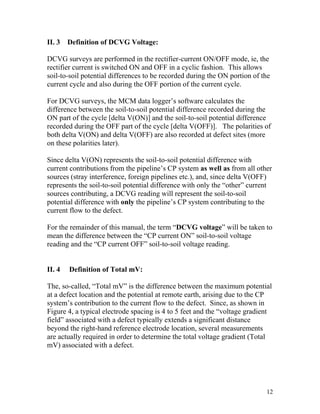 Dcvg Data Example Dcvg surveys training manual gx version | PDF