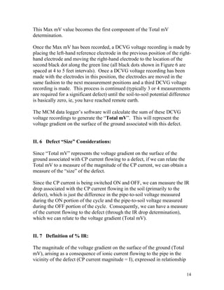 Dcvg Data Example Dcvg surveys training manual gx version | PDF