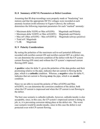 Dcvg Data Example Dcvg surveys training manual gx version | PDF
