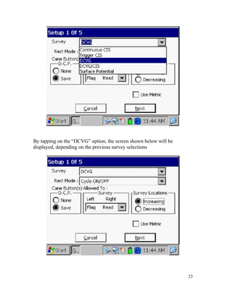 Dcvg Data Example Dcvg surveys training manual gx version | PDF