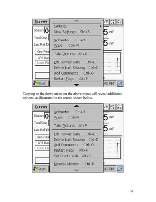 Dcvg Data Example Dcvg surveys training manual gx version | PDF